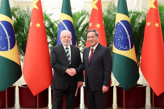 Präsident Lula und Premierminister Li Qiang