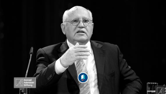 Michail Gorbatschow bei einer Veranstaltung der Konrad-Adenauer-Stiftung am 31. Oktober 2009 in Berlin.