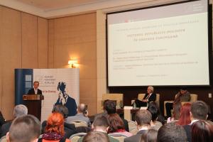Iurie Leancă, Premierminister der Republik Moldau spricht im Rahmen des Konrad Adenauer Forums zur Europäischen Politik „Zukunft der Republik Moldau in der Europäischen Union“