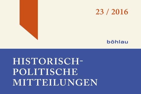 Historisch-Politische Mitteilungen. 23/2016