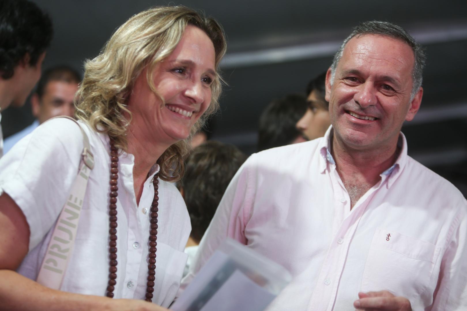Laura Raffo und Alvaro Delgado, mögliche Präsidentschaftskandidaten der Partido Nacional