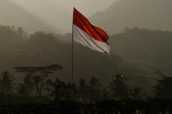 Fahne von Indonesien