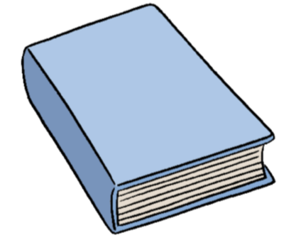 Ein dickes blaues Buch