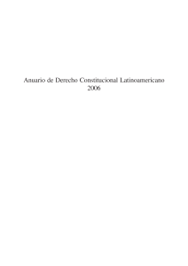 Anuario De Derecho Constitucional Latinoamericano 2006