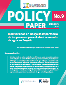 Policy Paper 9 - Biodiversidad en riesgo: la importancia de los páramos para el abastecimiento de agua en Bogotá