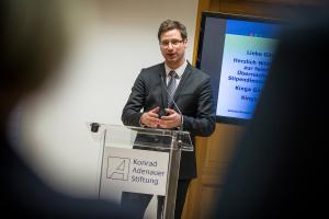 Dr. Gergely Gulyás MdNV, Vizepräsident der Ungarischen Nationalversammlung und Generaldirektor der Stiftung für ein Bürgerliches Ungarn