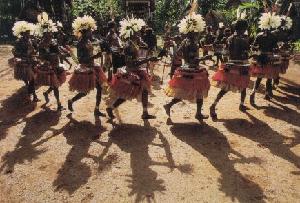 Igbo Tänzer bei der Yam Erntefeier
