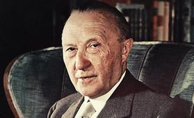 Portrait Konrad Adenauer; Fotograph: Paul Bouserath
