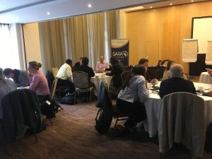 The participants during the roundtable discussion