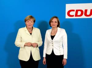 Carolina Goic y Angela Merkel, Septiembre 2016