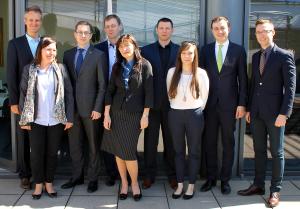 Die Delegation traf Paul Ziemiak, Bundesvorsitzender der Jungen Union Deutschlands und Henri Bohnet, Leiter Team Inlandsprogramme, in der Akademie der Konrad-Adenauer-Stiftung in Berlin zum Gespräch.