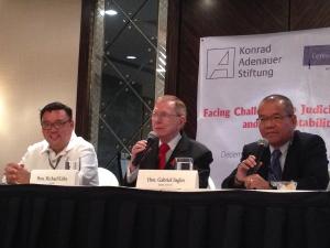 Participants of the conference 'Facing Challenges to Judicial Integrity and Accountability', December 2014 in Manila