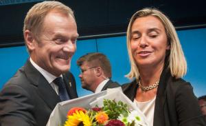 Tusk, Mogherini