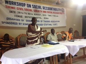 Workshop Social Accountability, Jema