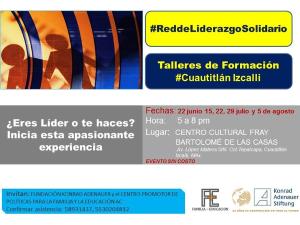 Invitacion #ReddeLiderazgoSolidario en Cuautitlan Izcalli