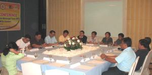 Discussion between Conference of Mayors Members and Regional and Provincial DILG officials, LOGODEF and experts