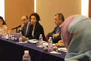 Ms. Hana Nasser delivering the introductory speech on behalf of the Konrad-Adenauer-Foundation