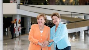 Angela Merkel und Dilma Rousseff