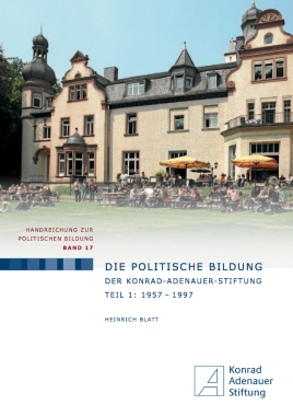 Die Politische Bildung der Konrad-Adenauer-Stiftung | Teil 1_ 1957-1997 (Cover)