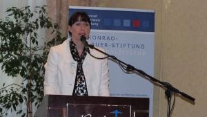 Begrüßung und Einführung durch Alexandra Mehnert, Konrad-Adenauer-Stiftung e.V.