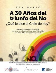 Invitación 30 Años del Plebizcito