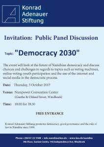 Advert Democracy 2030