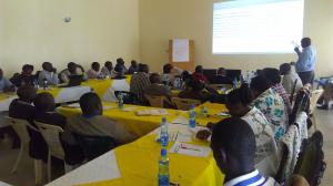 Participants during one of the plenary sessions