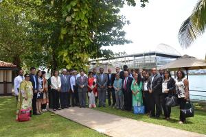 Group Photo with Hon Minister DM Swaminathan and Dr. Schueler