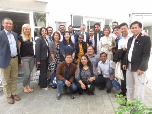 Gruppenfoto mit Herrn Christian Carius, MdL - Präsident des Thüringer Landtages