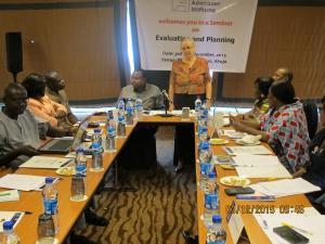 Mrs. Hildegard Behrendt-Kigozi during her speech