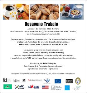 Desayuno-Trabajo