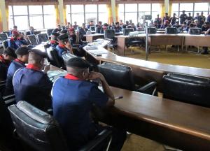 Participants of the training of the NSCDC in Calabar in August, 2014.