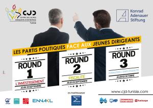 Affiche des rounds politiques KAS et CJD