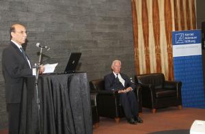 Tan Sri Dato’ Seri Mohamed Jawhar Hassan, Chairman and Chief Executive, ISIS Malaysia speaking in Kuala Lumpur on 18 September 2013.