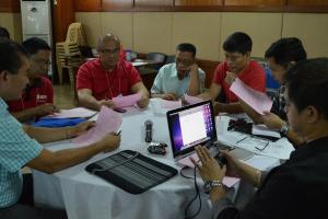 Participants during workshop