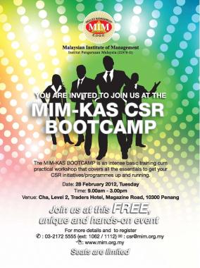 Konrad Adenauer Stiftung Auslandsburo Malaysia Mim Kas Csr Bootcamp