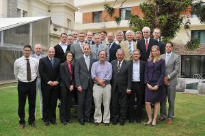 Gruppenbild mit Senator Dr. Sergio Abreu, Außenminister a. D.