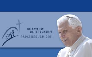 inkl. offiziellem Logo des Deutschlandsbesuchs von Papst Benedikt XVI.