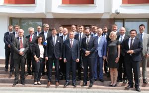 Study- and information visit of the Parliamentarian forum for central and East Europe from Saxony 2016 in Belarus.