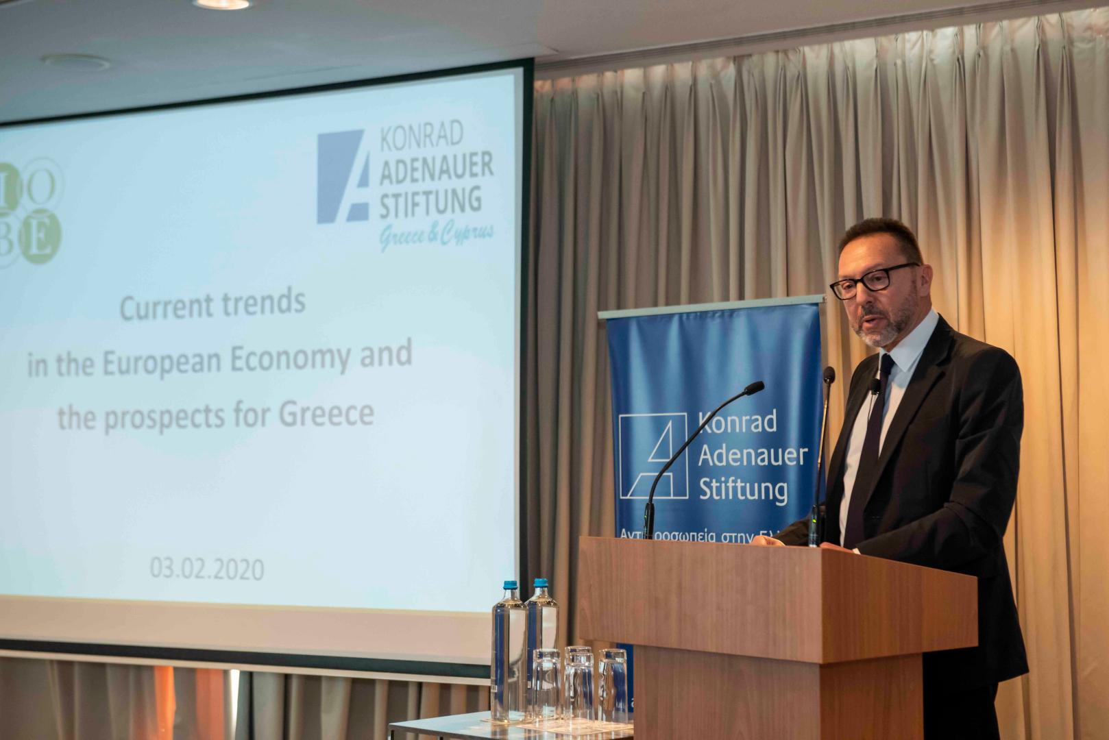 Τrends in the European Economy and the prospects for Greece - Foundation  Office Greece and Cyprus - Konrad-Adenauer-Stiftung