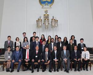 Treffen einer KAS-Delegation u.a. bestehend aus Dr. Klaus Schüler, Bundesgeschäftsführer der CDU Deutschland und Frank Priess,stellv. Leiter Hauptabteilung Europäische und Internationale Zusammenarbeit, mit dem mongolischen Präsidenten Elbegdorj im Rahmen der E-lection Bridge Asia-Pacific.