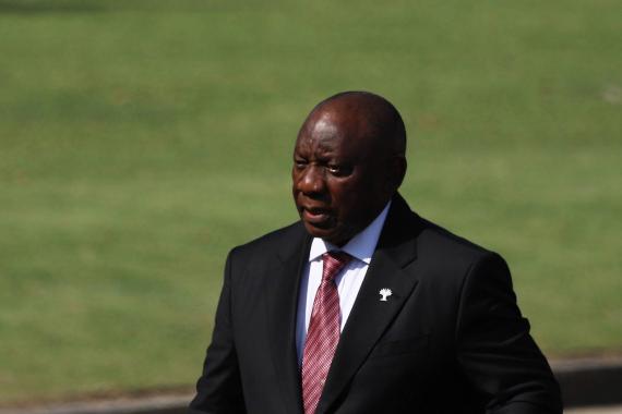 Präsident von Südafrika Cyril Ramaphosa